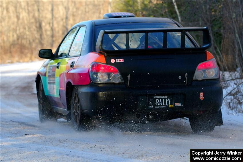 Colin Gleason / Tom Addison Subaru Impreza 2.5RS on SS2, Nemadji Trail West.