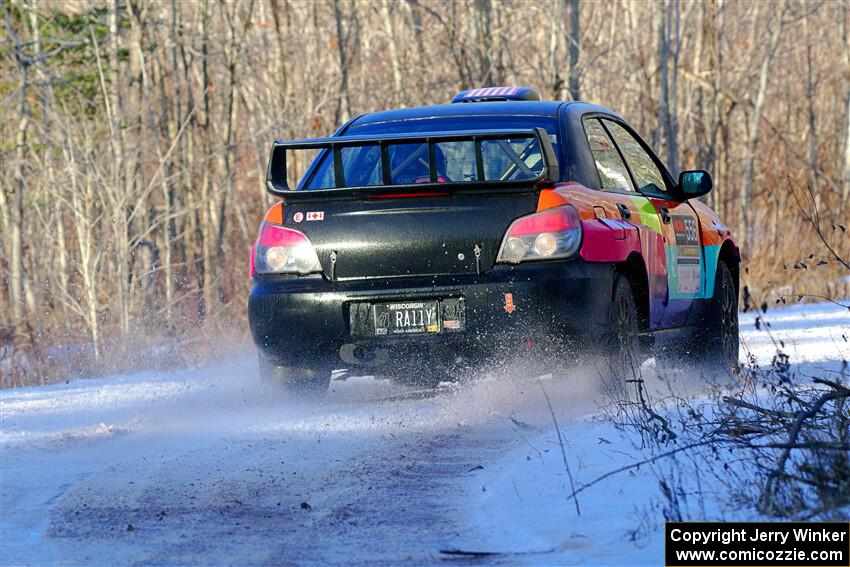 Colin Gleason / Tom Addison Subaru Impreza 2.5RS on SS2, Nemadji Trail West.