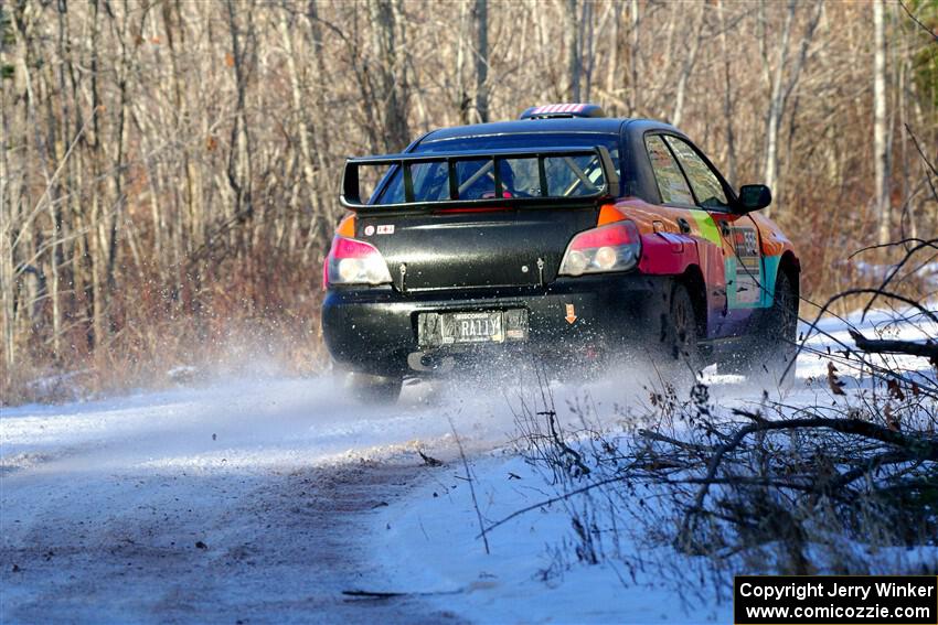 Colin Gleason / Tom Addison Subaru Impreza 2.5RS on SS2, Nemadji Trail West.