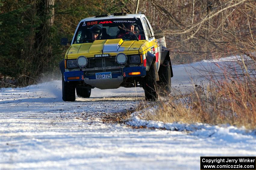 Scott Parrott / Shawn Silewski Chevy S-10 on SS2, Nemadji Trail West.