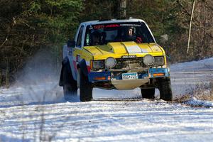 Scott Parrott / Shawn Silewski Chevy S-10 on SS2, Nemadji Trail West.