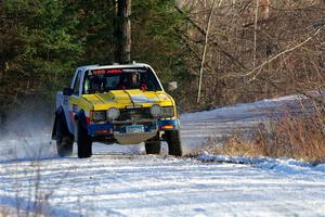 Scott Parrott / Shawn Silewski Chevy S-10 on SS2, Nemadji Trail West.