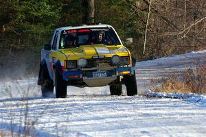 Scott Parrott / Shawn Silewski Chevy S-10 on SS2, Nemadji Trail West.