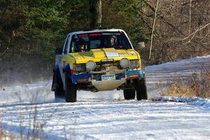 Scott Parrott / Shawn Silewski Chevy S-10 on SS2, Nemadji Trail West.