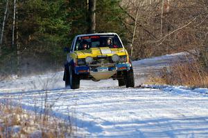 Scott Parrott / Shawn Silewski Chevy S-10 on SS2, Nemadji Trail West.