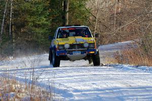 Scott Parrott / Shawn Silewski Chevy S-10 on SS2, Nemadji Trail West.