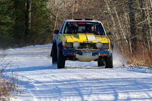 Scott Parrott / Shawn Silewski Chevy S-10 on SS2, Nemadji Trail West.