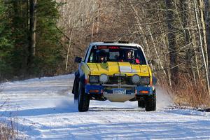 Scott Parrott / Shawn Silewski Chevy S-10 on SS2, Nemadji Trail West.