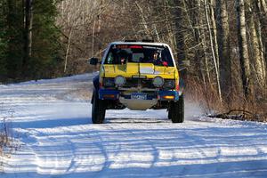 Scott Parrott / Shawn Silewski Chevy S-10 on SS2, Nemadji Trail West.