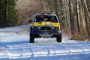 Scott Parrott / Shawn Silewski Chevy S-10 on SS2, Nemadji Trail West.