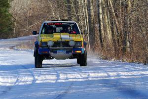 Scott Parrott / Shawn Silewski Chevy S-10 on SS2, Nemadji Trail West.