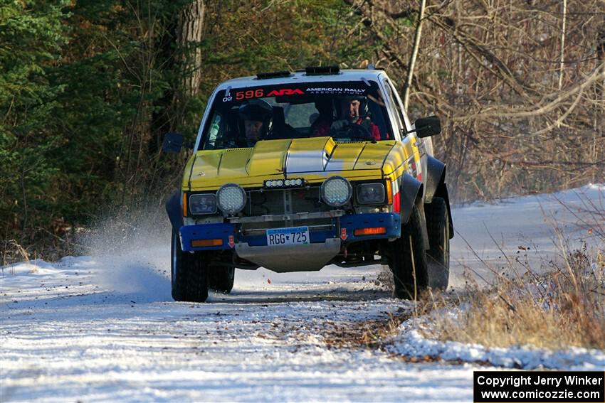 Scott Parrott / Shawn Silewski Chevy S-10 on SS2, Nemadji Trail West.