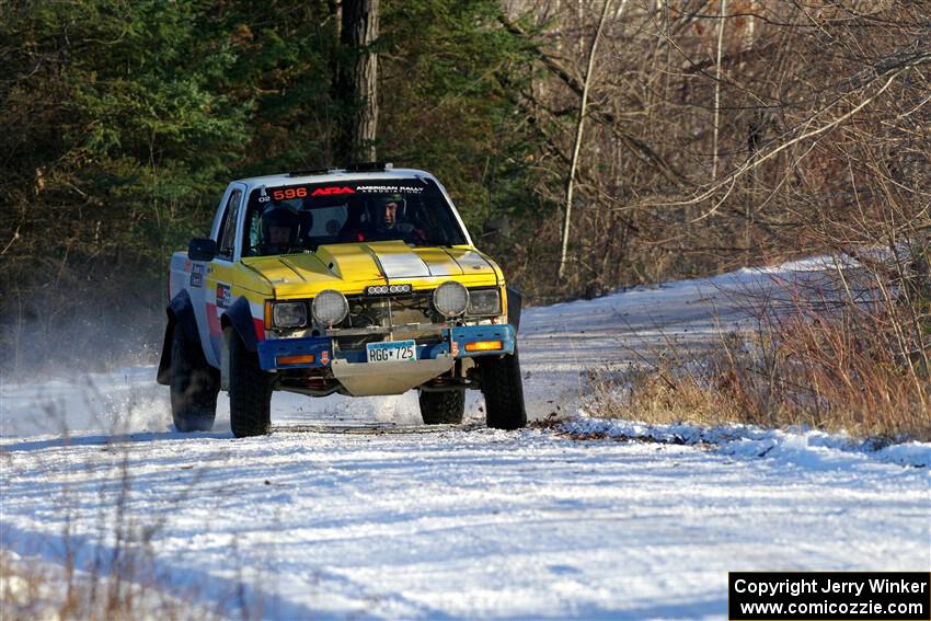 Scott Parrott / Shawn Silewski Chevy S-10 on SS2, Nemadji Trail West.