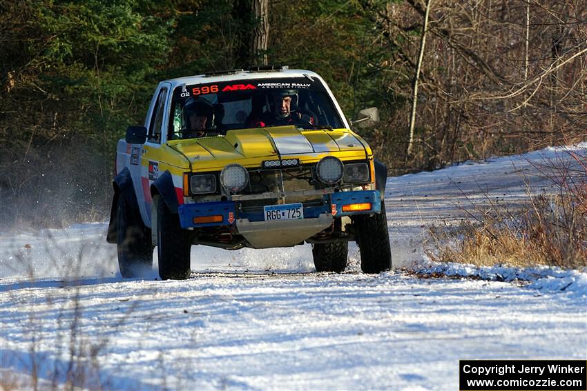 Scott Parrott / Shawn Silewski Chevy S-10 on SS2, Nemadji Trail West.