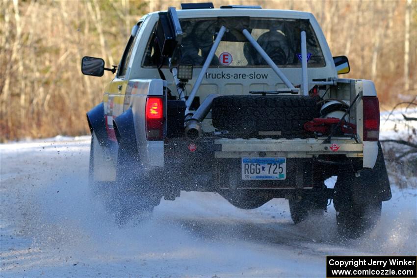 Scott Parrott / Shawn Silewski Chevy S-10 on SS2, Nemadji Trail West.