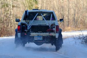 Scott Parrott / Shawn Silewski Chevy S-10 on SS2, Nemadji Trail West.