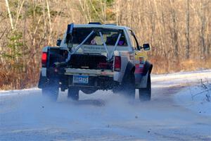 Scott Parrott / Shawn Silewski Chevy S-10 on SS2, Nemadji Trail West.