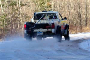 Scott Parrott / Shawn Silewski Chevy S-10 on SS2, Nemadji Trail West.