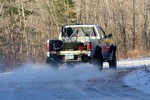 Scott Parrott / Shawn Silewski Chevy S-10 on SS2, Nemadji Trail West.