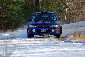 Mark Lietha / Brayden Samis Subaru Impreza 2.5RS on SS2, Nemadji Trail West.