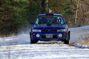 Mark Lietha / Brayden Samis Subaru Impreza 2.5RS on SS2, Nemadji Trail West.