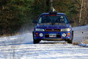 Mark Lietha / Brayden Samis Subaru Impreza 2.5RS on SS2, Nemadji Trail West.