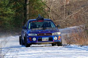 Mark Lietha / Brayden Samis Subaru Impreza 2.5RS on SS2, Nemadji Trail West.