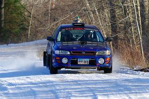 Mark Lietha / Brayden Samis Subaru Impreza 2.5RS on SS2, Nemadji Trail West.