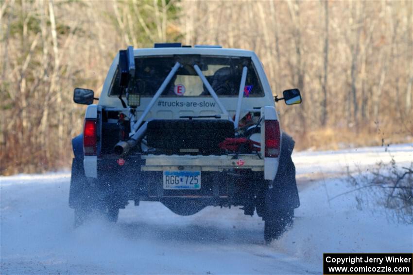 Scott Parrott / Shawn Silewski Chevy S-10 on SS2, Nemadji Trail West.