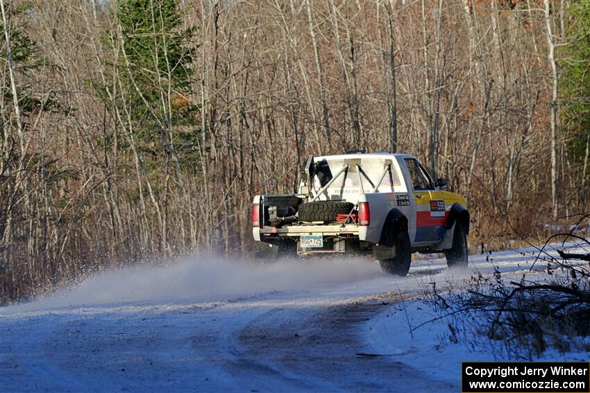 Scott Parrott / Shawn Silewski Chevy S-10 on SS2, Nemadji Trail West.