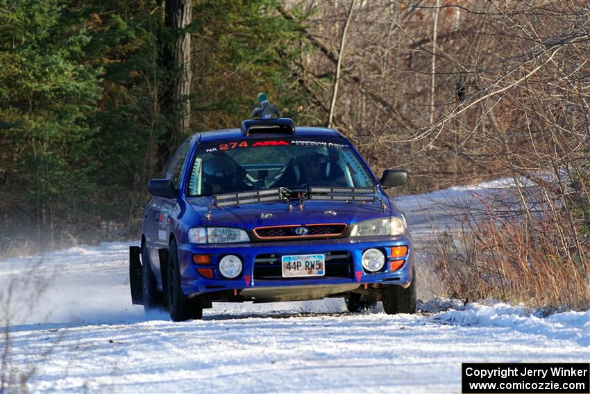 Mark Lietha / Brayden Samis Subaru Impreza 2.5RS on SS2, Nemadji Trail West.