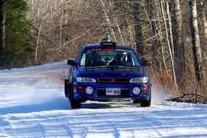 Mark Lietha / Brayden Samis Subaru Impreza 2.5RS on SS2, Nemadji Trail West.