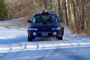 Mark Lietha / Brayden Samis Subaru Impreza 2.5RS on SS2, Nemadji Trail West.