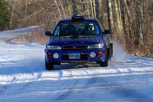 Mark Lietha / Brayden Samis Subaru Impreza 2.5RS on SS2, Nemadji Trail West.