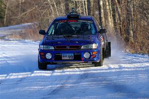 Mark Lietha / Brayden Samis Subaru Impreza 2.5RS on SS2, Nemadji Trail West.