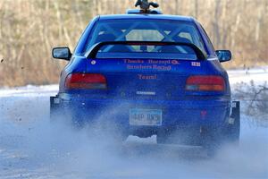 Mark Lietha / Brayden Samis Subaru Impreza 2.5RS on SS2, Nemadji Trail West.