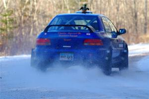 Mark Lietha / Brayden Samis Subaru Impreza 2.5RS on SS2, Nemadji Trail West.