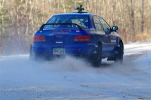 Mark Lietha / Brayden Samis Subaru Impreza 2.5RS on SS2, Nemadji Trail West.