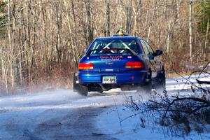 Mark Lietha / Brayden Samis Subaru Impreza 2.5RS on SS2, Nemadji Trail West.