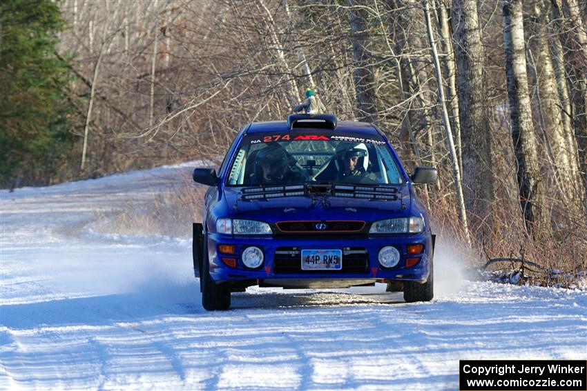 Mark Lietha / Brayden Samis Subaru Impreza 2.5RS on SS2, Nemadji Trail West.