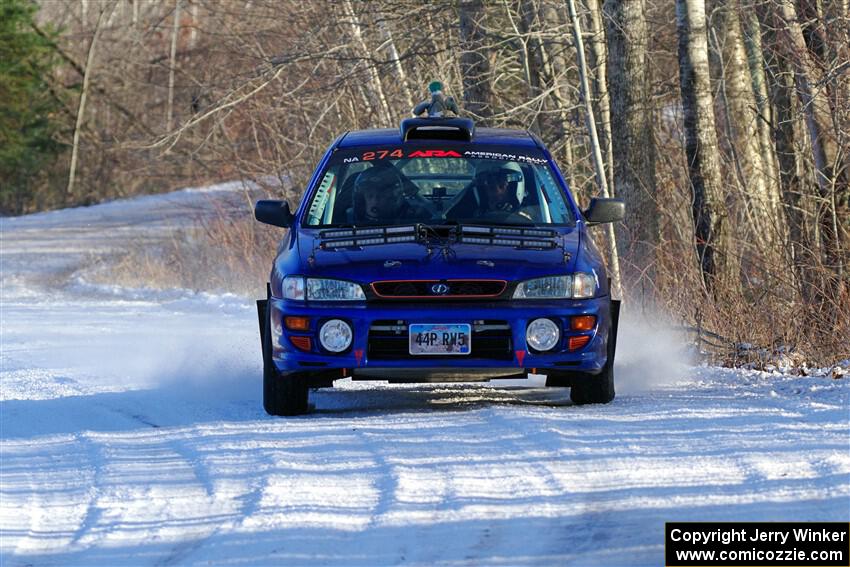 Mark Lietha / Brayden Samis Subaru Impreza 2.5RS on SS2, Nemadji Trail West.