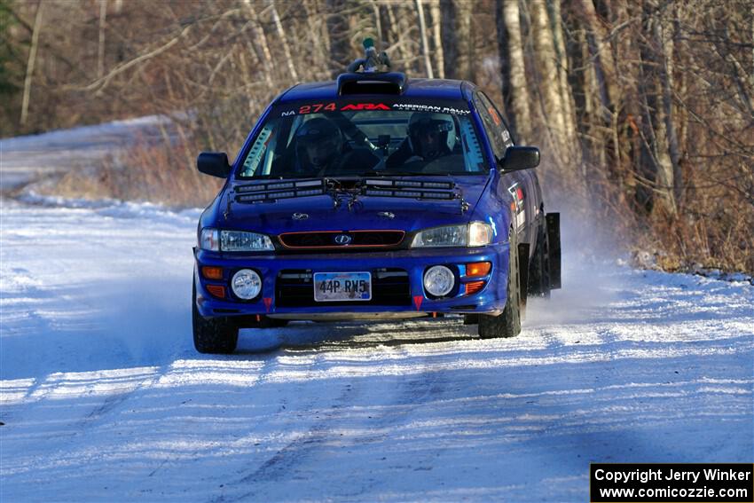 Mark Lietha / Brayden Samis Subaru Impreza 2.5RS on SS2, Nemadji Trail West.