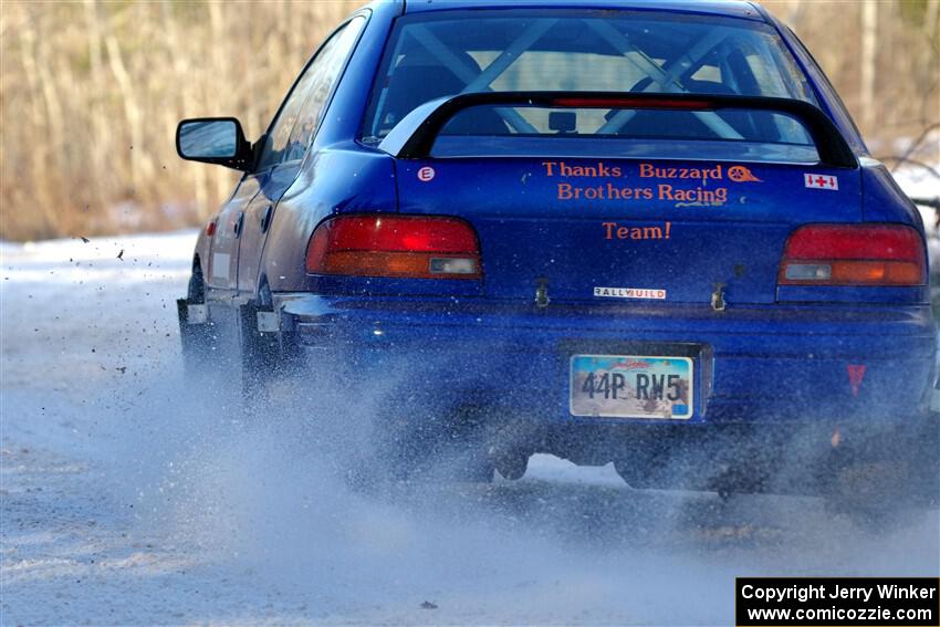 Mark Lietha / Brayden Samis Subaru Impreza 2.5RS on SS2, Nemadji Trail West.