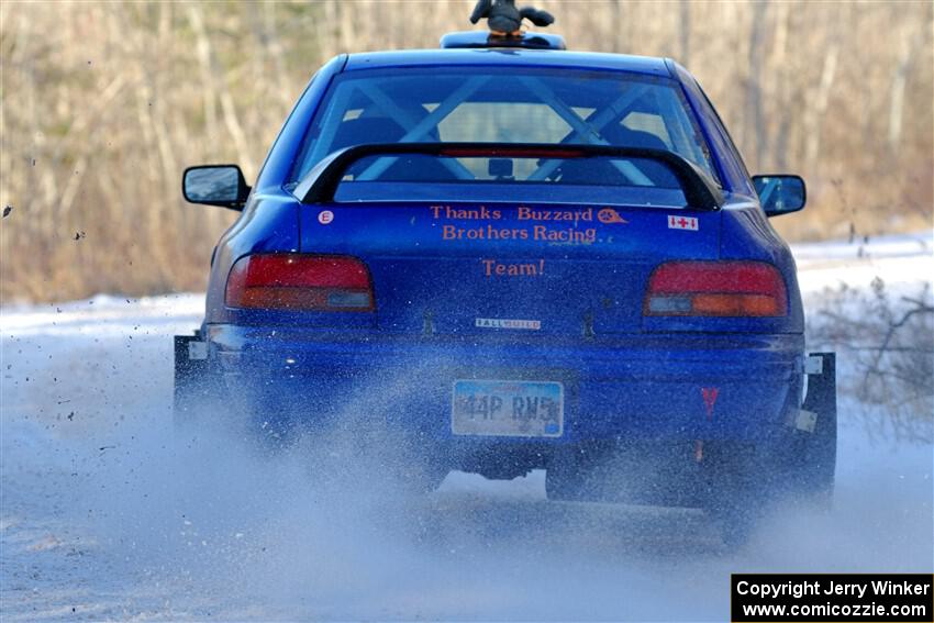 Mark Lietha / Brayden Samis Subaru Impreza 2.5RS on SS2, Nemadji Trail West.