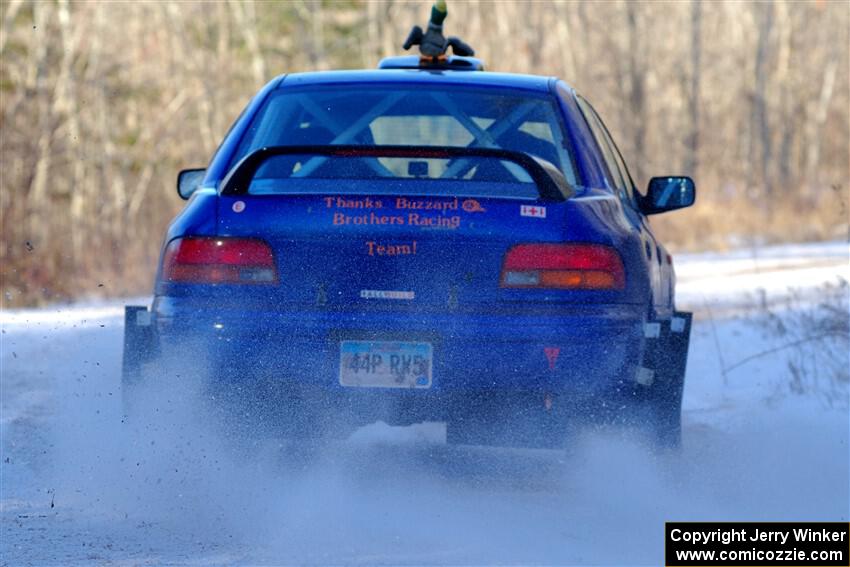 Mark Lietha / Brayden Samis Subaru Impreza 2.5RS on SS2, Nemadji Trail West.