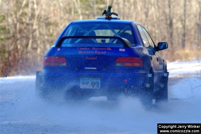 Mark Lietha / Brayden Samis Subaru Impreza 2.5RS on SS2, Nemadji Trail West.