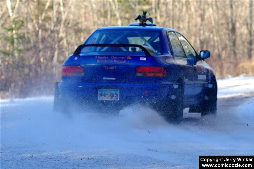 Mark Lietha / Brayden Samis Subaru Impreza 2.5RS on SS2, Nemadji Trail West.