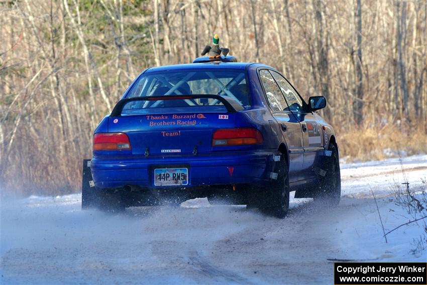 Mark Lietha / Brayden Samis Subaru Impreza 2.5RS on SS2, Nemadji Trail West.