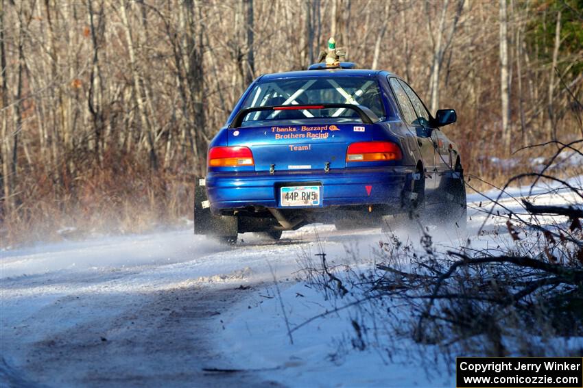 Mark Lietha / Brayden Samis Subaru Impreza 2.5RS on SS2, Nemadji Trail West.