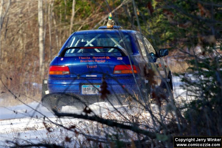 Mark Lietha / Brayden Samis Subaru Impreza 2.5RS on SS2, Nemadji Trail West.